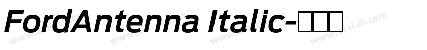 FordAntenna Italic字体转换